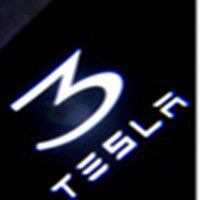 2Pcs For Tesla MODEL 3 S X Logo Projector LED Decorative Lamp Car Door Welcome Lights Shadow Light