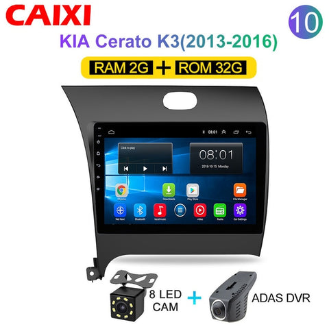 CAIXI RAM 2G ROM 32G Car Radio Multimedia Player Android 8.1 car dvd  for Kia CERATO K3 FORTE 2013 2014 2015 2016 gps navigation