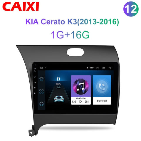 CAIXI RAM 2G ROM 32G Car Radio Multimedia Player Android 8.1 car dvd  for Kia CERATO K3 FORTE 2013 2014 2015 2016 gps navigation