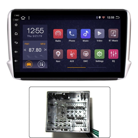 Octa 8 core 10.1 inch Android 8.1 2+32G Car GPS Multimedia For Peugeot 2008 208 series 2015 2016 2017 2018 CAR Navigation