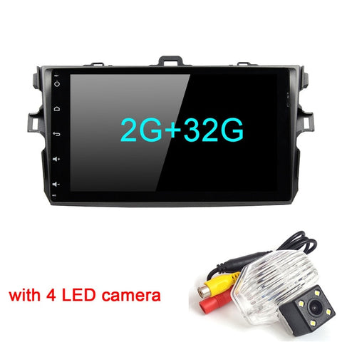 For Toyota Corolla E140/150 2008 2009 2010 2011 2012 2013 Car Android 9.0 Radio Multimedia Player Stereo GPS Navigation 2 din PC