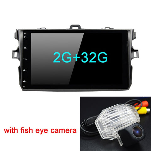 For Toyota Corolla E140/150 2008 2009 2010 2011 2012 2013 Car Android 9.0 Radio Multimedia Player Stereo GPS Navigation 2 din PC