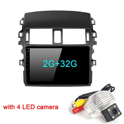 For Toyota Corolla E140/150 2008 2009 2010 2011 2012 2013 Car Android 9.0 Radio Multimedia Player Stereo GPS Navigation 2 din PC