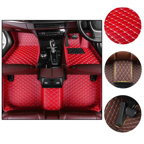 Car floor mats right hand drive For Volkswagen Amarok Canyon Aventura 2010-2018 2017 2016 2015 2014 2013 2012 2011 car-styling