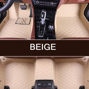Top brand Leather Car Floor Mat custom For JAGUAR E/F-Pace XE XF XFR XJ6 XJ8 XJL XK XK8 XKR S/X-Type Super V8 I-pace Dustproof