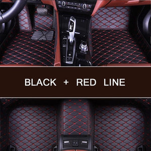 Top brand Leather Car Floor Mat custom For JAGUAR E/F-Pace XE XF XFR XJ6 XJ8 XJL XK XK8 XKR S/X-Type Super V8 I-pace Dustproof