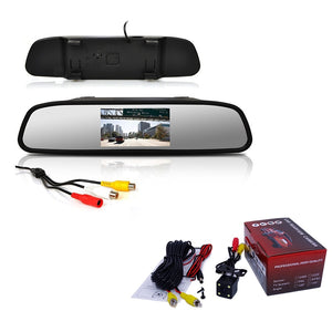 Hotsales Viecar Car Rearview Mirror Monitor HD Video Auto Parking Monitor TFT LCD Screen 4.3 inch display Mirror Monitor