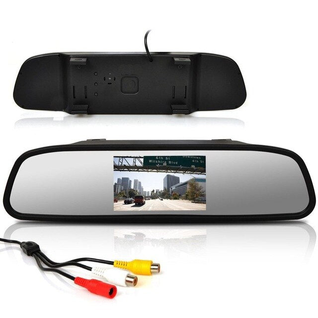 Hotsales Viecar Car Rearview Mirror Monitor HD Video Auto Parking Monitor TFT LCD Screen 4.3 inch display Mirror Monitor