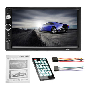 Podofo 2 din Car radio 7" Multimedia Player MP5 Touch Digital Display Bluetooth USB 2din Autoradio MP5 Stereo Backup Monitor
