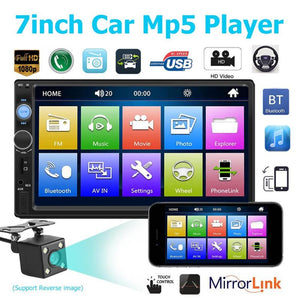 VODOOL 7010B 7 Inch Screen Bluetooth Car Stereo MP5 MP3 MP4 Multimedia Player FM Radio USB AUX Head Unit Car Intelligent System