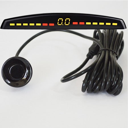 YASOKRO Car Led Parking Sensor Auto Car Detector Parktronic Display Reverse Backup Radar Monitor System With 4 Sensors