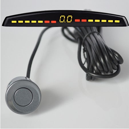 YASOKRO Car Led Parking Sensor Auto Car Detector Parktronic Display Reverse Backup Radar Monitor System With 4 Sensors