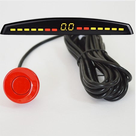 YASOKRO Car Led Parking Sensor Auto Car Detector Parktronic Display Reverse Backup Radar Monitor System With 4 Sensors