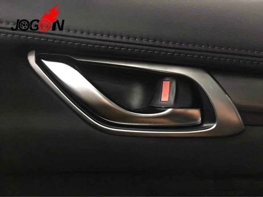 4pcs Accessories High Quality Matt ABS Interieur Auto Auto Deur Inner Deurklink Kom voor FOR Mazda CX5 CX-5 2017 2018